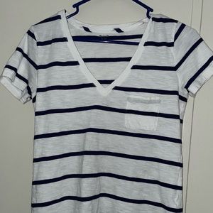 Madewell tee, striped size x small